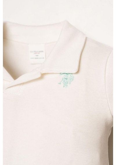 U.S. Polo Assn. U.s. Polo Assn Erkek Bebek 2 Li Şort T-şhirt Takım Beyaz - Mint-2289 Beyaz
