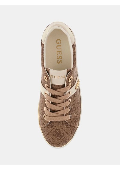Guess Britz 4g Logolu Kadın Sneaker Ayakkabı Flfbtzfal12 Bej