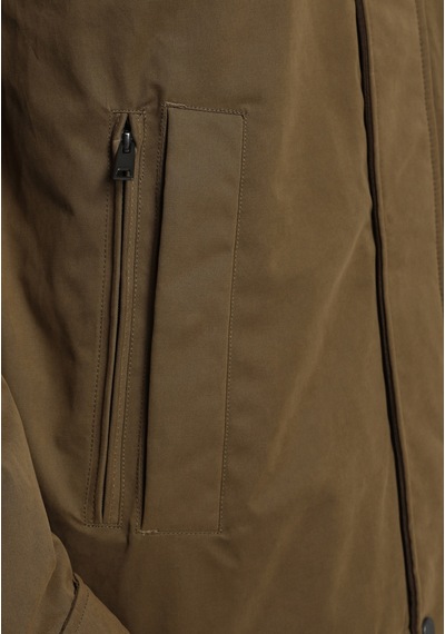 Colin's Colins Regular Fit Çıkarılabilir Kapüşonlu Fermuarlı Astarlı Erkek Kahverengi Mont Cl1082068 Q1.v1 Cml Camel
