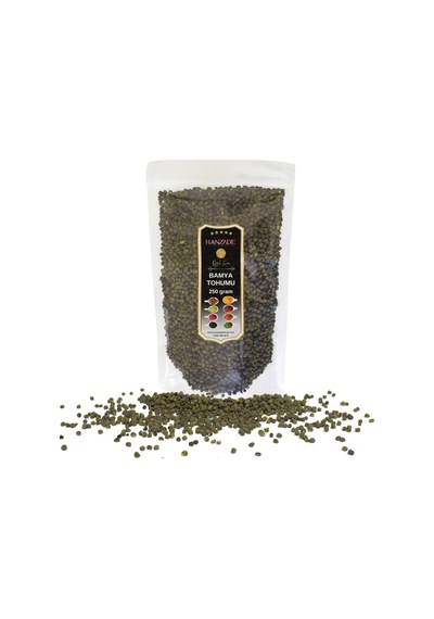 Hanzade Bitkisel Bamya Tohumu 250 Gr Yenilebilir, İlaçsız, Işınla