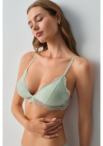 Suwen Scarlet Dantelli Üçgen Bralet Sütyen Wsl10110201298 Su Yeşili
