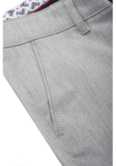 Rizzup Erkek Gri Modern Fit Likralı Kumaş Pantolon Günlük & Ofis Kullanımı 2602020