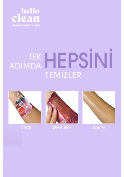 Herbaderm Hello Clean Yoğun Nemlendirici Yağ Bazlı Temizleyici Balm 100 ML