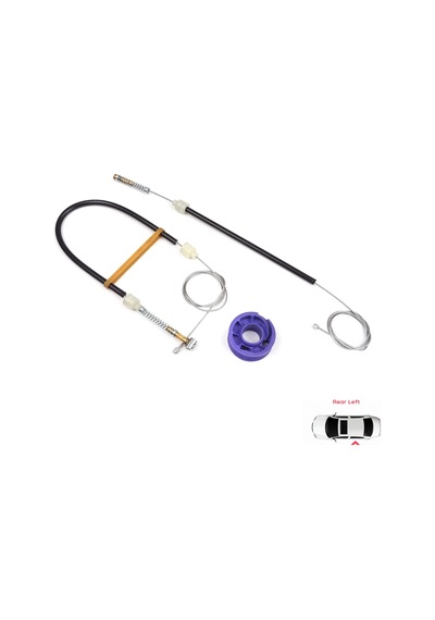 Arka Sol Cam Kriko Set Vw Phaeton 3d Mk1 2002-2016 Kısa Şase İçin Standart