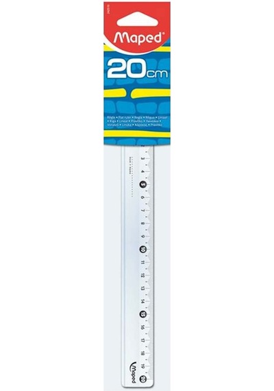 Maped Plastik Cetvel 20 Cm