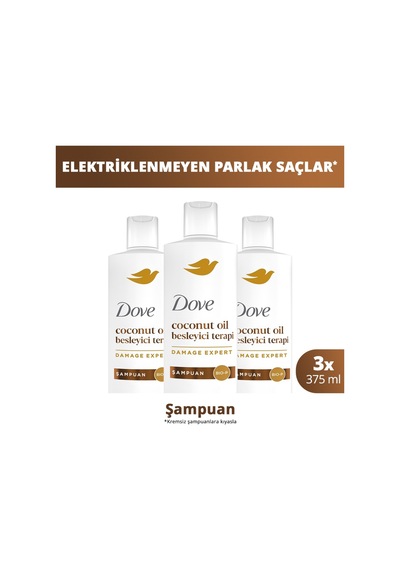 Şampuan Coconut Oil Besleyici Terapi 375 Ml X3