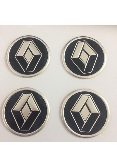 Renault Logolu Jant Göbeği Sticker 60Mm 4 Lü Takım