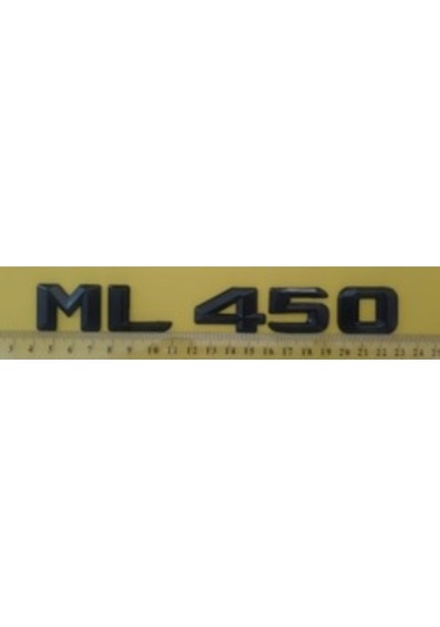 Mercedes Uyumlu Yazı Ml 450 Siyah