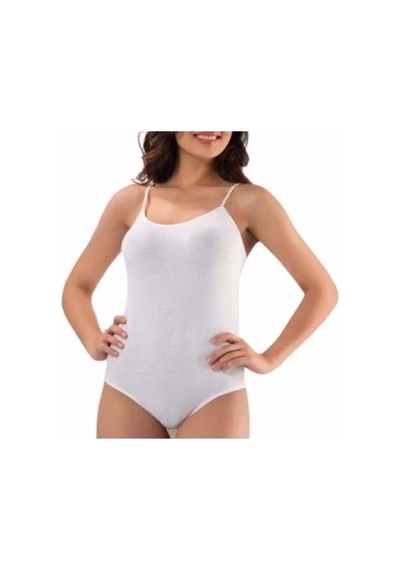 6001 Bayan Ip Askılı Çıtçıtlı Body Beyaz 001