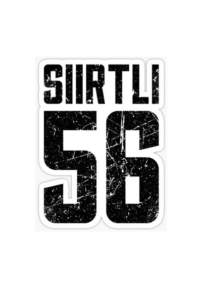 56 SİİRT Sticker Yapıştırma Oto Etiket 17cm