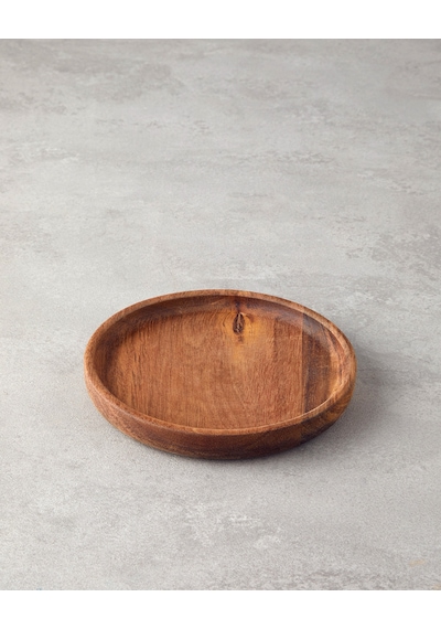 Timbered Akasya Sunumluk 15x2 Cm Kahverengi Kahverengi
