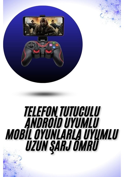 Northcity X3 Gamepad Android Uyumlu Telefon Tutucu Özellikli Joystick - Mobil Oyun Deneyimi