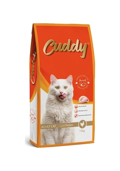 Cuddy Tavuklu Yetişkin Kedi Maması 15 KG