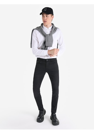 Colin's Colins 041 Danny Slim Fit Düşük Bel Düz Paça Siyah Erkek Pantolon Cl1066306 001