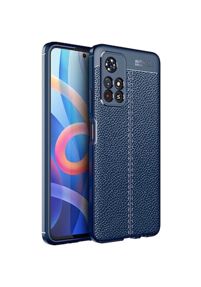Xiaomi Poco M4 Pro 5G Kılıf Zore Niss Silikon Kapak-Lacivert