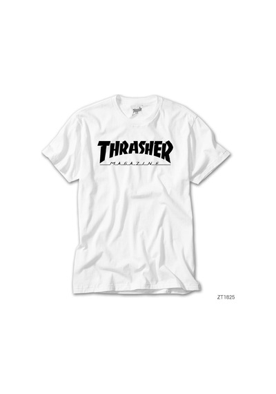 Thrasher Magazine Classic Beyaz Tişört Beyaz