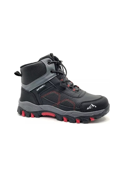 Cool Alfa Siyah-kırmızı Kauçuk Taban Kaymaz Erkek Çocuk Outdoor Bot 001