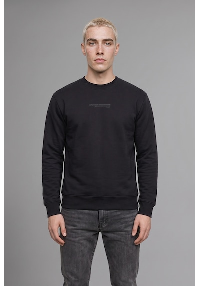 Defacto Boxy Fıt Bisiklet Yaka Baskılı Sweatshirt X8282az26aubk81 Siyah-bk81