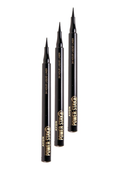 Avon Power Stay Likit Liner Blackest Black 3'lü