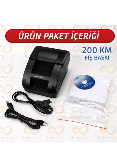 Termal Fiş Yemek Sepeti Makbuz Ve Adisyon Yazıcısı