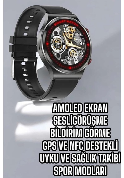 Bluetooth Bağlantılı Akıllı Saat Tüm Telefonlara Uyumlu Değiştiri