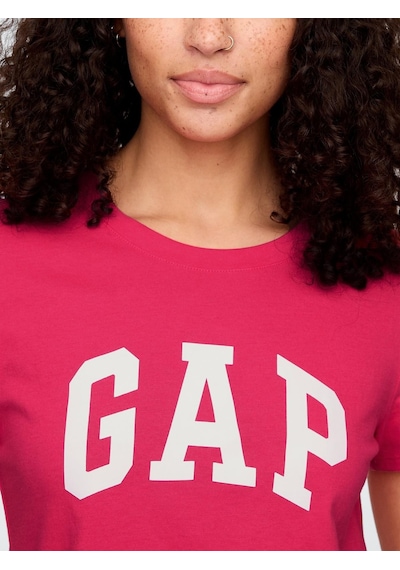 Gap 729555008 V-ss Logo Classic Tee Kadın Tişört Kırmızı