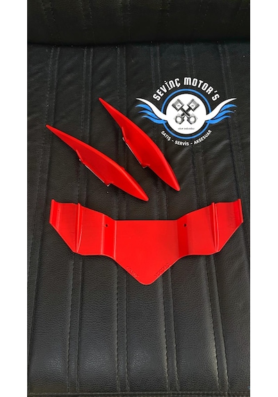 Cf Moto Nk250 Winglet Kanat Set Kırmızı