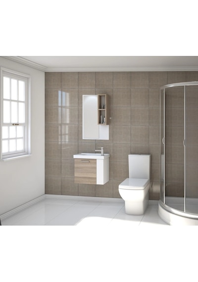 Denko Step 50 Cm Mdf Alize Banyo Dolabı Takımı Çok Renkli Denko Step 50 Cm Mdf Alize Banyo Dolabı Takımı Çok Renkli
