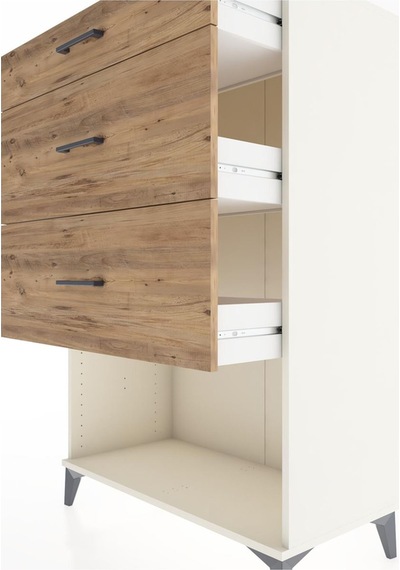 Hyperion Dolap 3 Çekmeceli 88x44x134 Aytaşı-çam Aytaşı