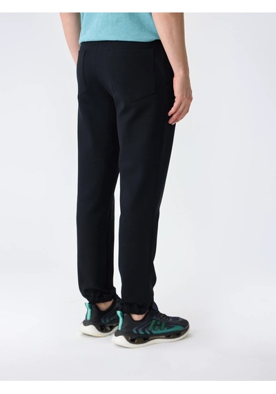Isaora Gıza Cotton Jogger Erkek Black Sweat Pant Isr5402-0 Siyah