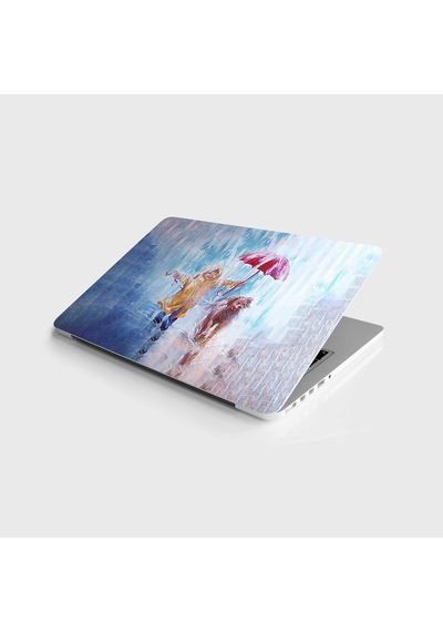 Laptop Sticker Notebook Pc Kaplama Etiketi Çocuk Ve Köpek