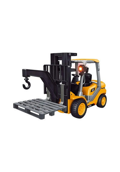 Uzaktan Kumandalı Şarjlı Forklift Ful Fonksiyon İş Makinesi Forklift Oyuncak Sarı