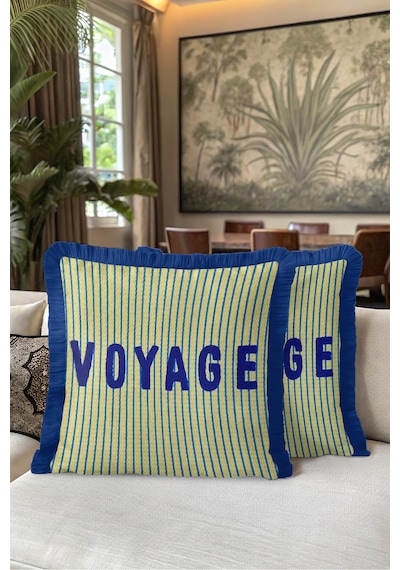 Voyage Çizgili Denizci Saçaklı Yastık Kılıfı - Marin Nautica Mavi Lacivert Püsküllü Kırlent Kılıfı Kayıp Yörünge Ritüel Voyage Çizgili Denizci Saçaklı Yastık Kılıfı - Marin Nautica Mavi Lacivert Püsküllü Kırlent Kılıfı Kayıp Yörünge Ritüel