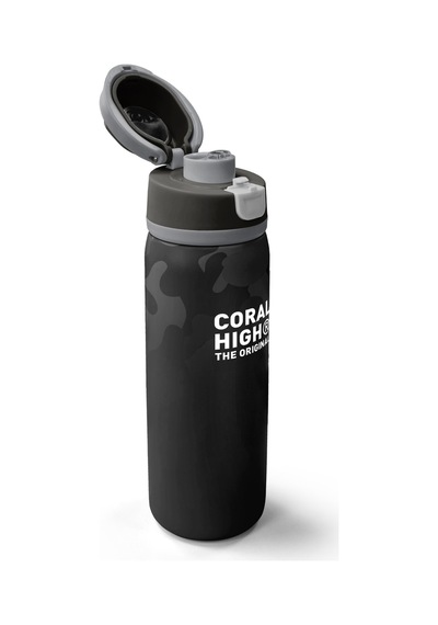 Coral High Siyah Kamuflaj Desenli Pipetli Ve Direkt İçim Çelik Termos 800 Ml 38516 Siyah - Gri
