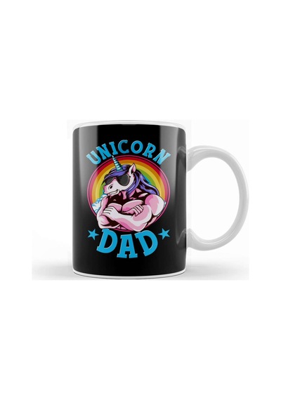 Unicorn Dad Proud Fathers Of A Unicorn Princess Kupa Bardak Porselen Karışık