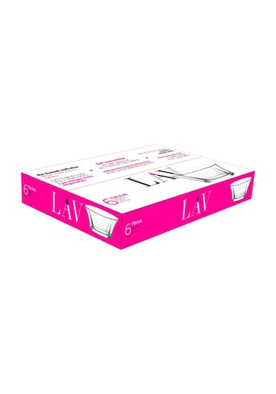 Lav Truva Cam Çorba Kasesi 6'lı Küçük Boy 310 ml (Salata/Tatlı/Kahvaltı/Çerez Kasesi)