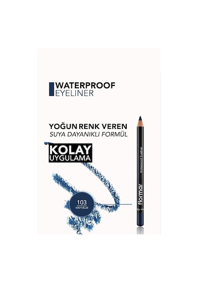 Flormar Suya Dayanaklı Göz Kalemi - Mavi Waterproof