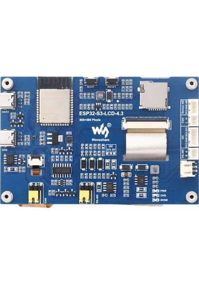 Esp32-s3 4.3 Inch 800x480 Kapasitif Dokunmatik Ekran Geliştirme Kartı