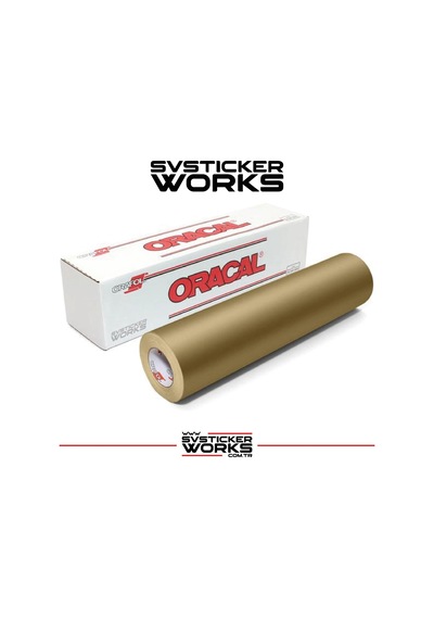 Metalik Gold Altın Renk Folyo Kaplama , Sticker Vb. Oracal Yüksek Kalite Ürün 1 Metre 100cm X 126cm Altın