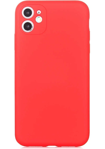 Goocamp Apple Uyumlu iPhone 11 Mara Kılıf kırmızı Kirmizi