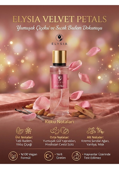 Elysia Velvet Petals Vücut Spreyi 250 ML