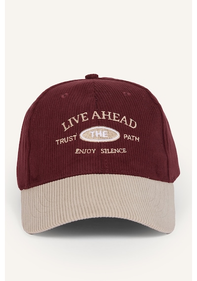 Defacto Erkek Fitilli Kadife Cap Şapka D5483ax26wnbr238 Bordo-br238
