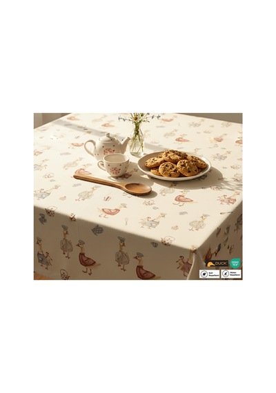Dayanıklı, Su İtici, Leke Tutmaz, Dertsiz, Desenli Masa Örtüsü Beyaz/ekru - 798939022 Beyaz/ekru