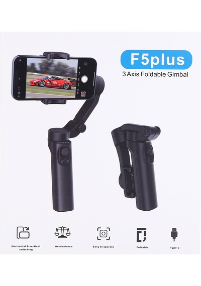 Cbtx F5plus Üç Eksenli Gimbal Sabitleyici Video Kayıt Vlog'u Uyumlu Gımbal Uygulama Olmadan