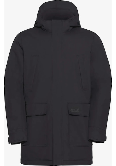 Jack Wolfskin Jack Wolfskın Canyon Shıeld Parka M Erkek Black Outdoor Ceketi A65119-6000 Siyah