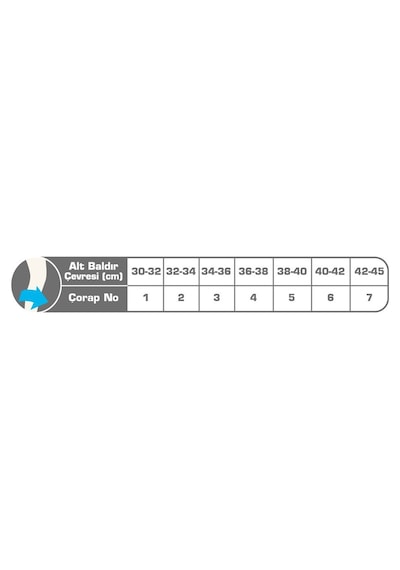 Elastik Çorapsız Varis Alt Baldırlık Çiftli Variteks 802 (275340120)