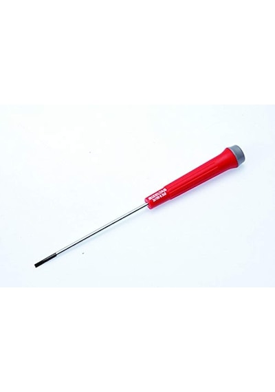 4500172560 Elektronikçi Tip Klemens Düz Uçlu Tornavida, Kırmızı, 2.5 X 60 Mm