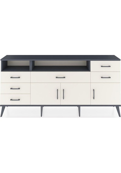 Arges Konsol 3 Raflı 6 Çekmeceli 3 Kapaklı 176x30x83 Antrasit-aytaşı/aytaşı Aytaşı/aytaşı Arges Konsol 3 Raflı 6 Çekmeceli 3 Kapaklı 176x30x83 Antrasit-aytaşı/aytaşı Aytaşı/aytaşı