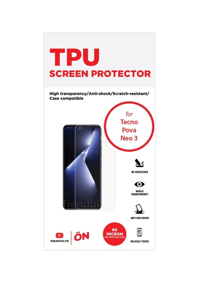 Tecno Pova Neo 3 Ekran Koruyucu Tpu Film