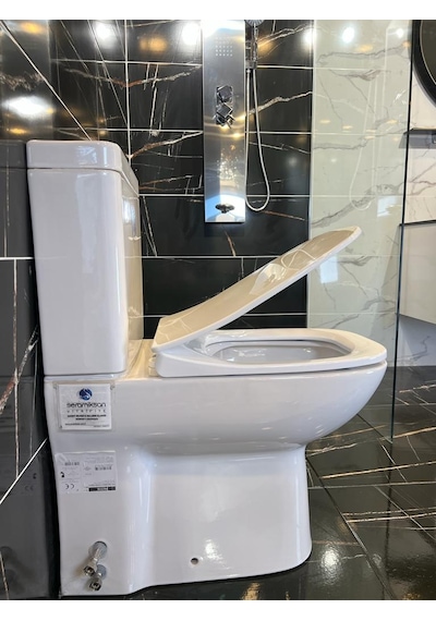 Seramiksan Petite A101101H Kanalsız Duvara Sıfır Klozet + Yavaş Kapak